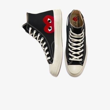  Converse X Comme Des Garçons Play Chuck 70 Unisex Siyah Sneaker