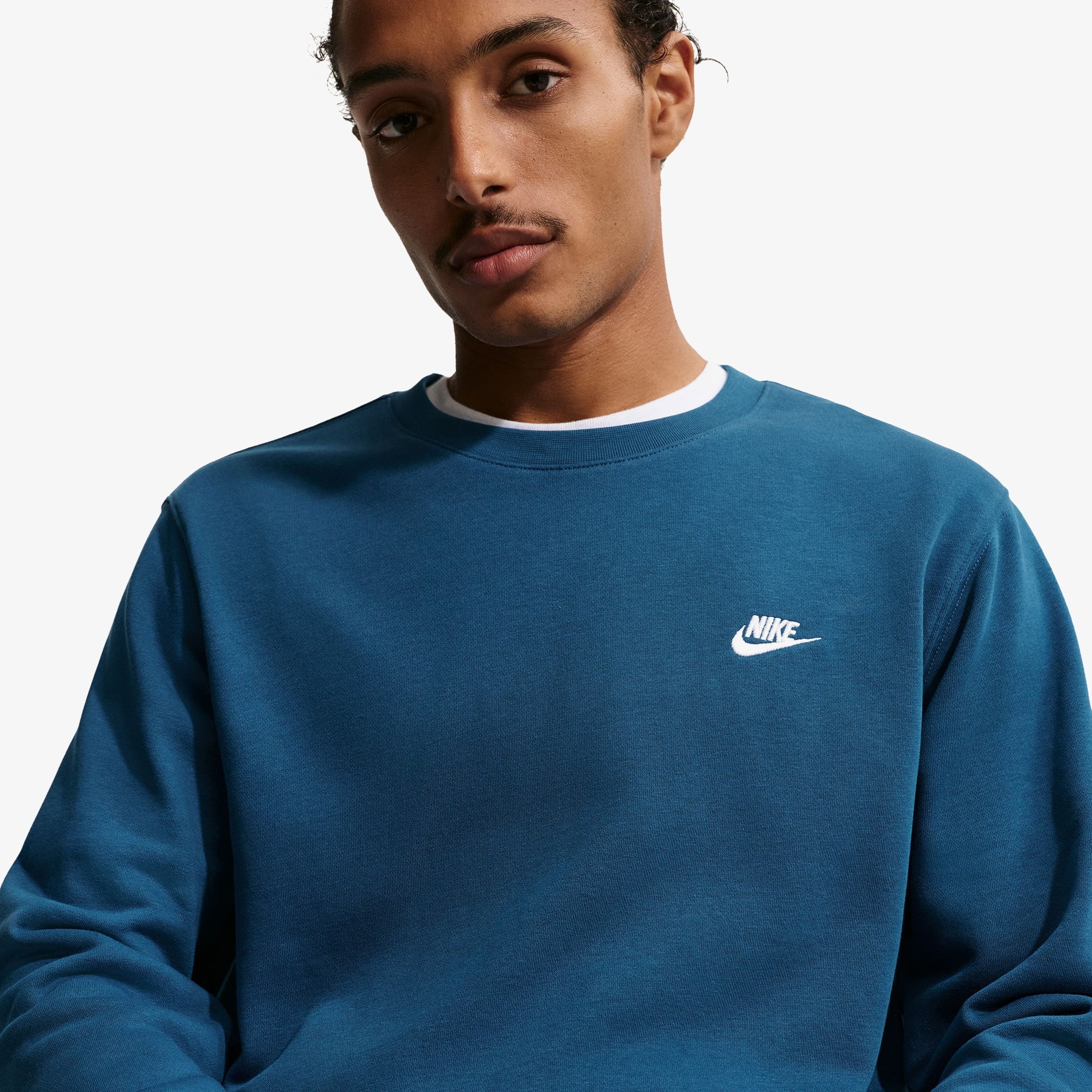 Nike Club Crew Erkek Mavi Sweatshirt