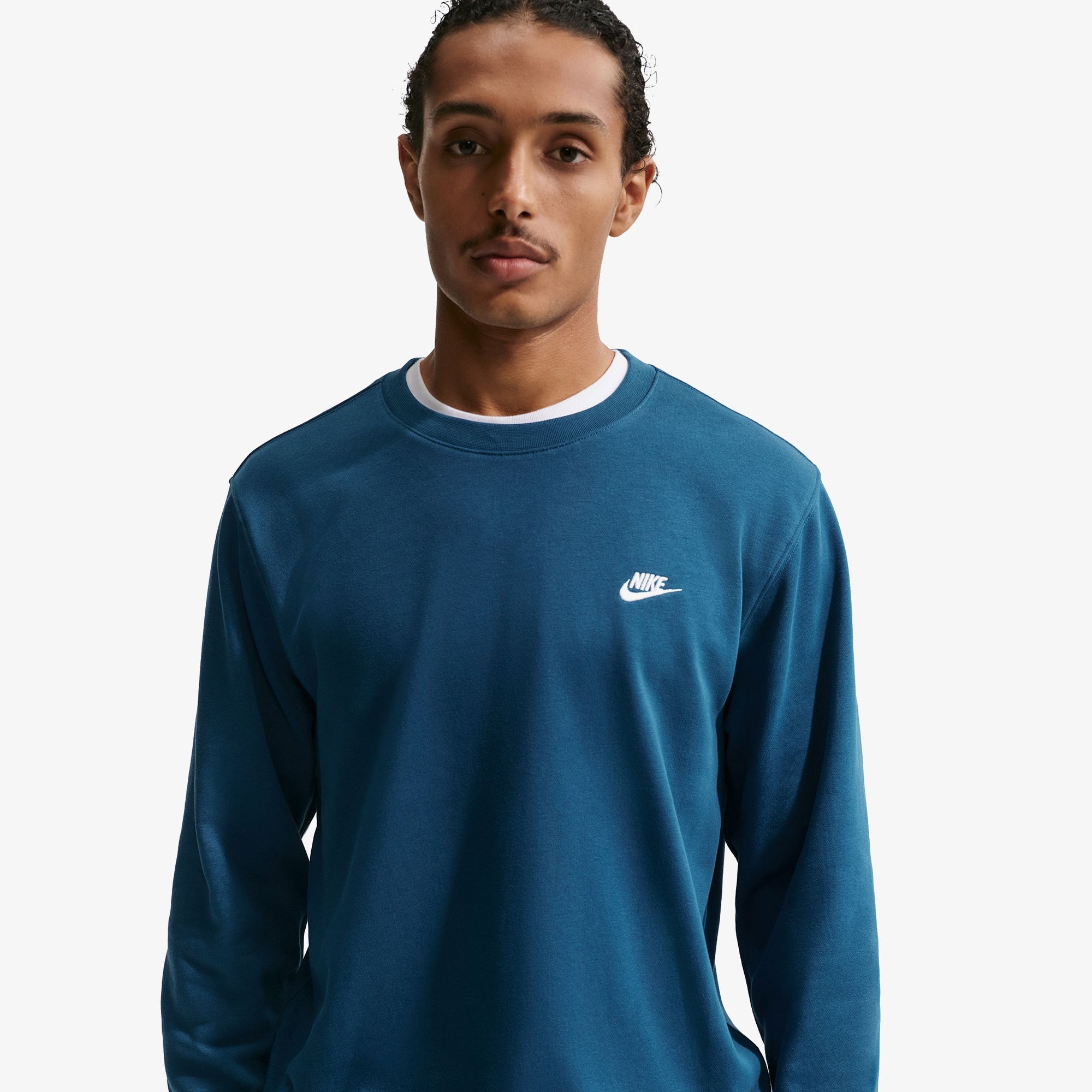 Nike Club Crew Erkek Mavi Sweatshirt
