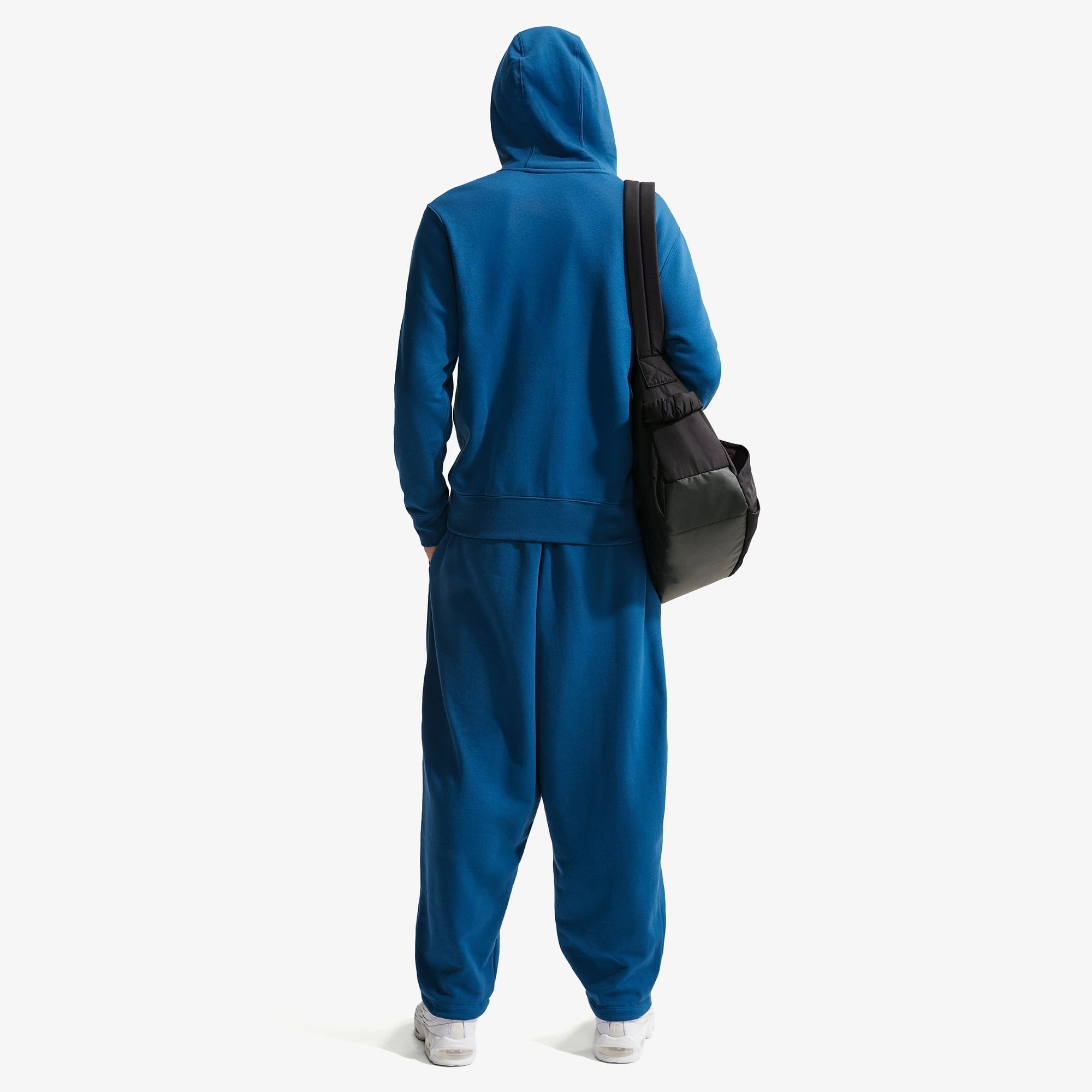 Nike Club Erkek Mavi Hoodie