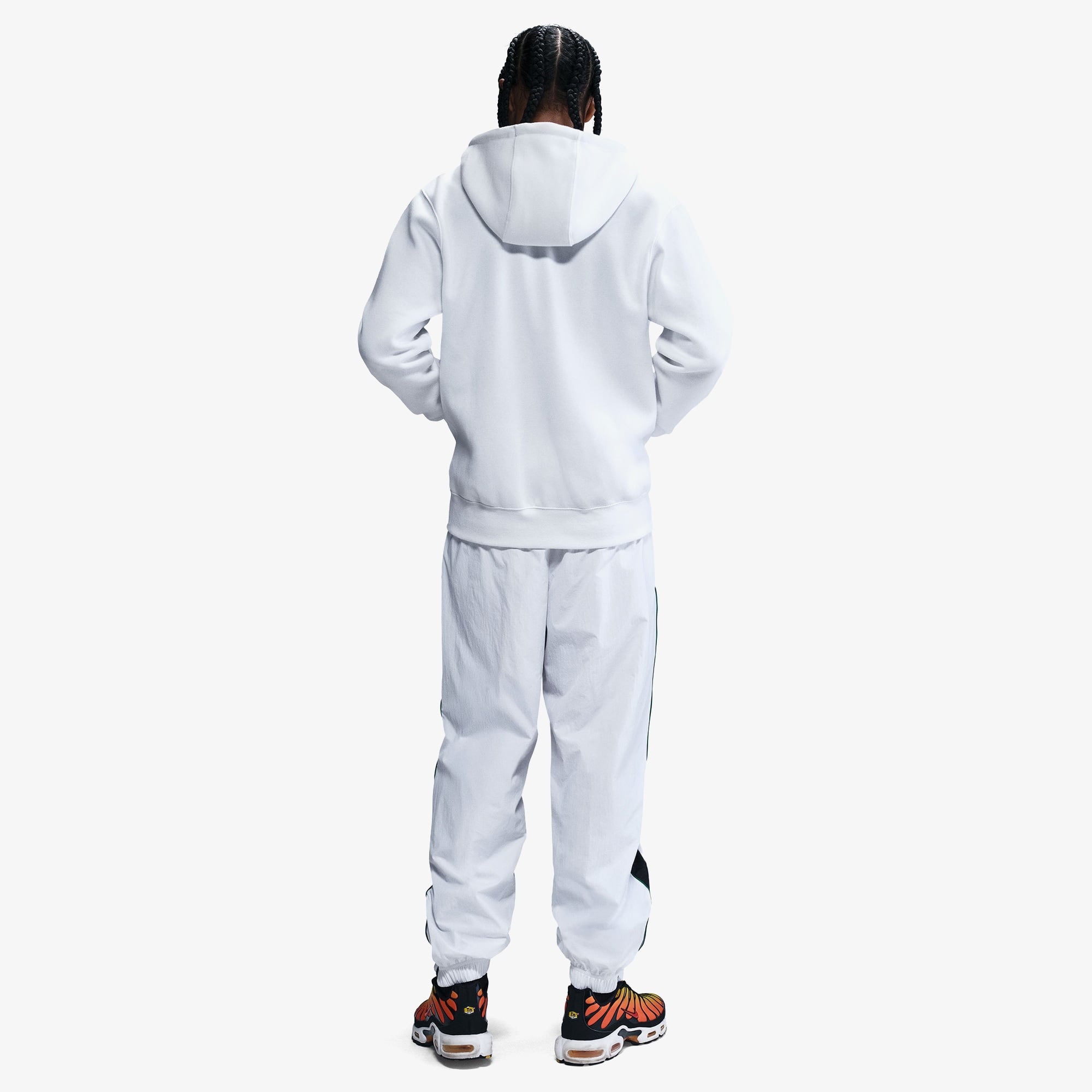 Nike Club Erkek Beyaz Hoodie