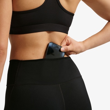  Nike Dri-Fit One Yüksel Belli Kadın Siyah Tayt