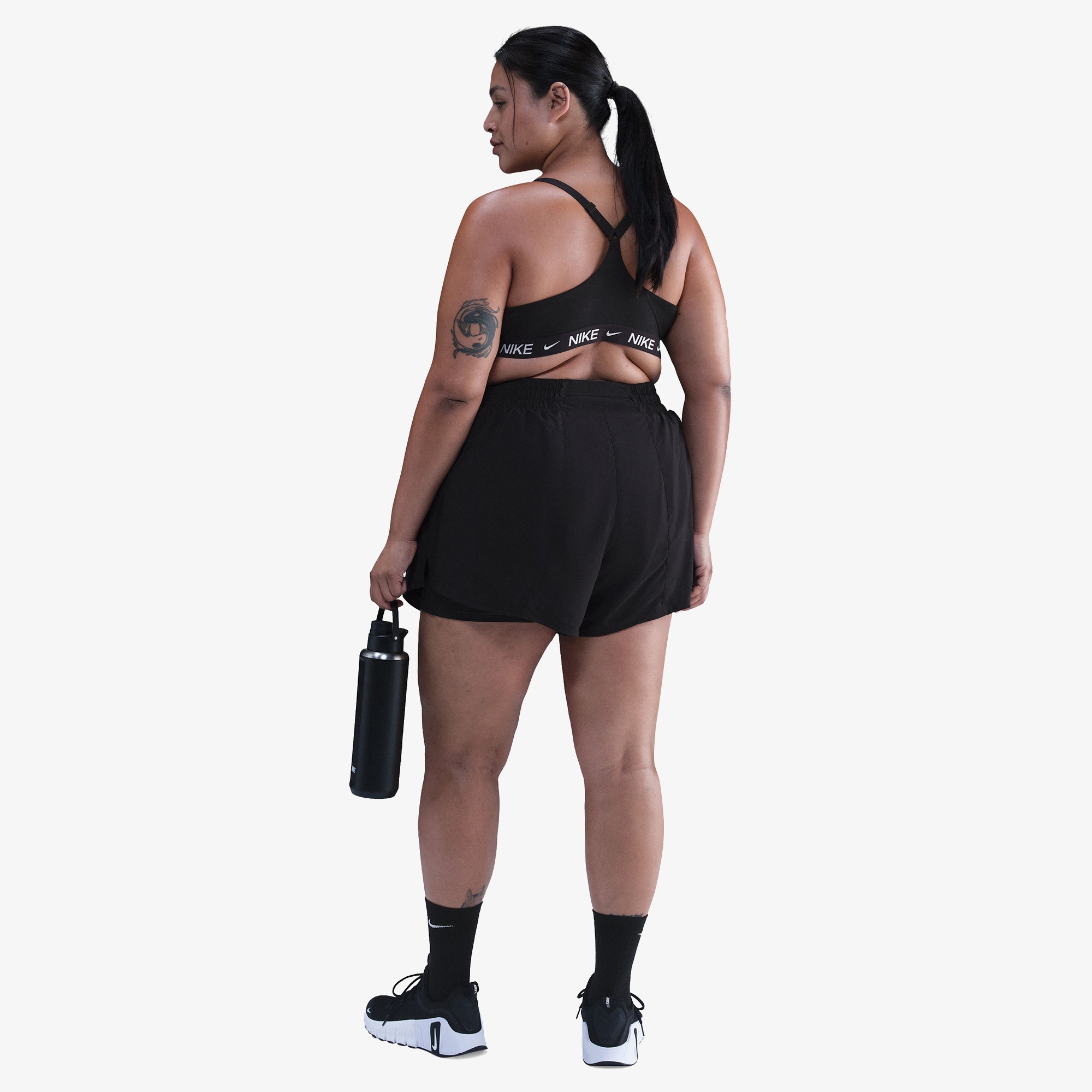 Nike Dri-Fit Indy Light Support Kadın Siyah Bra