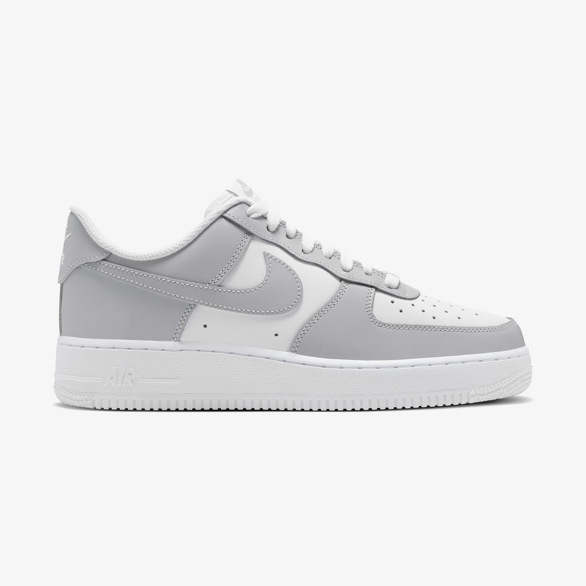  Nike Air Force 1 '07 Erkek Gri Spor Ayakkabı