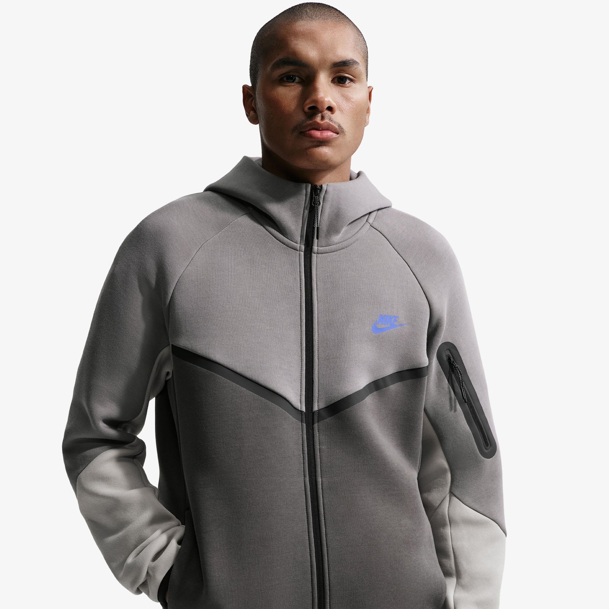 Nike Tech Fleece Erkek Gri Sweatshirt