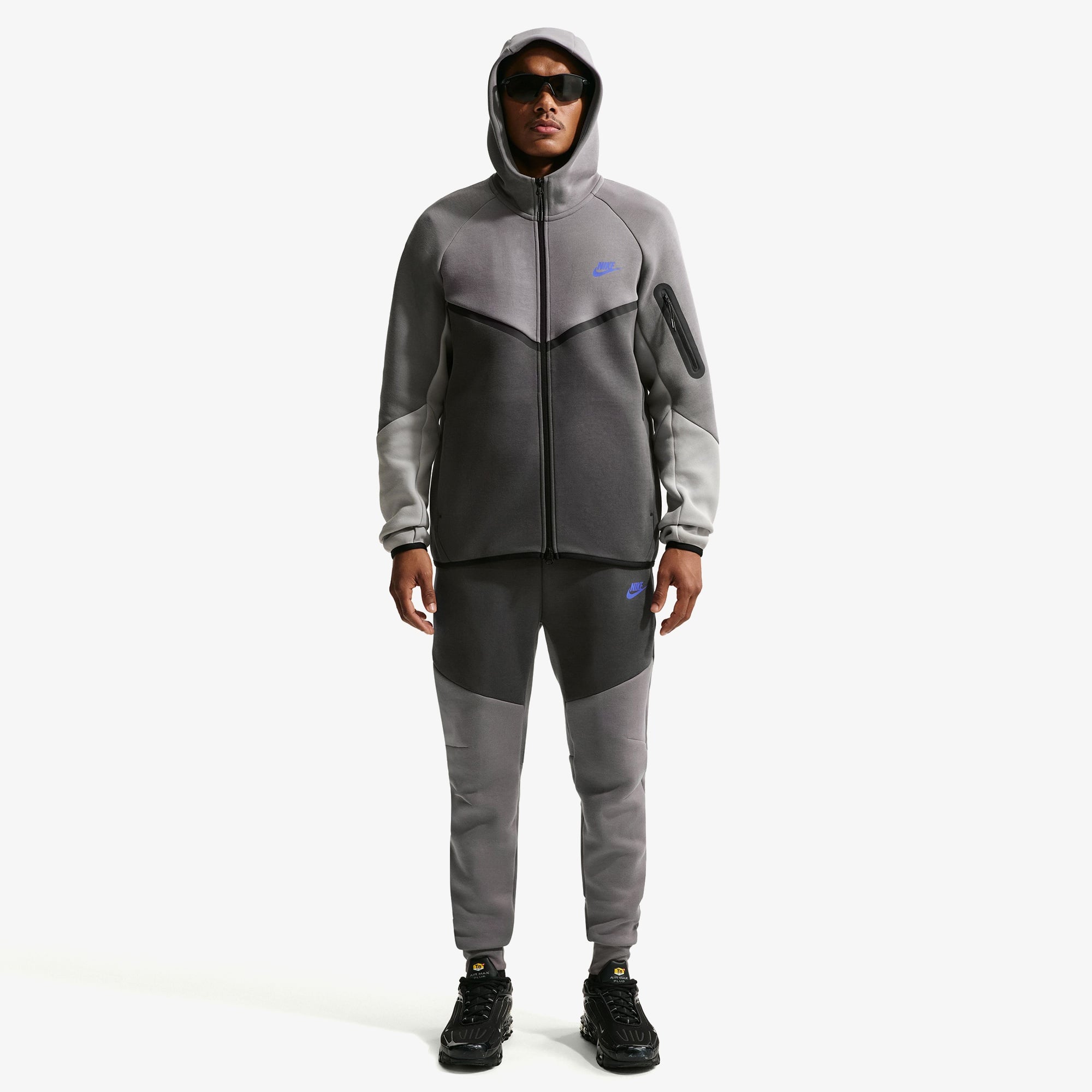 Nike Tech Fleece Erkek Gri Sweatshirt