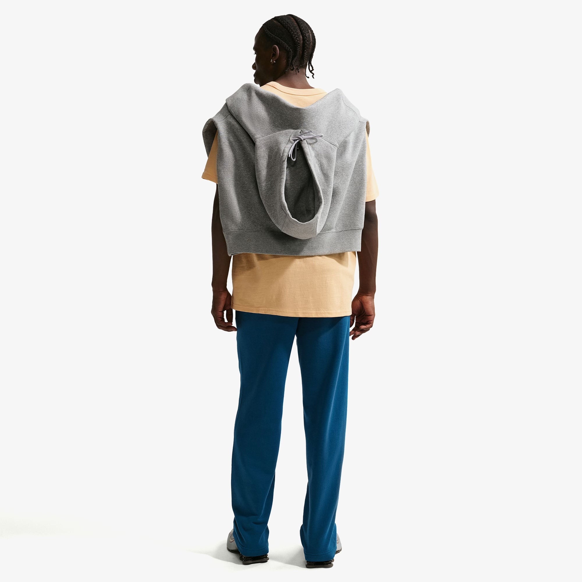 Nike Club French Terry Erkek Mavi Eşofman Altı