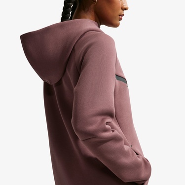  Nike Sportswear Tech Fleece Windrunner Kadın Pembe Hoodie