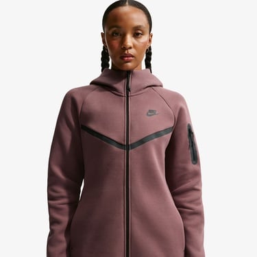 Nike Sportswear Tech Fleece Windrunner Kadın Pembe Hoodie