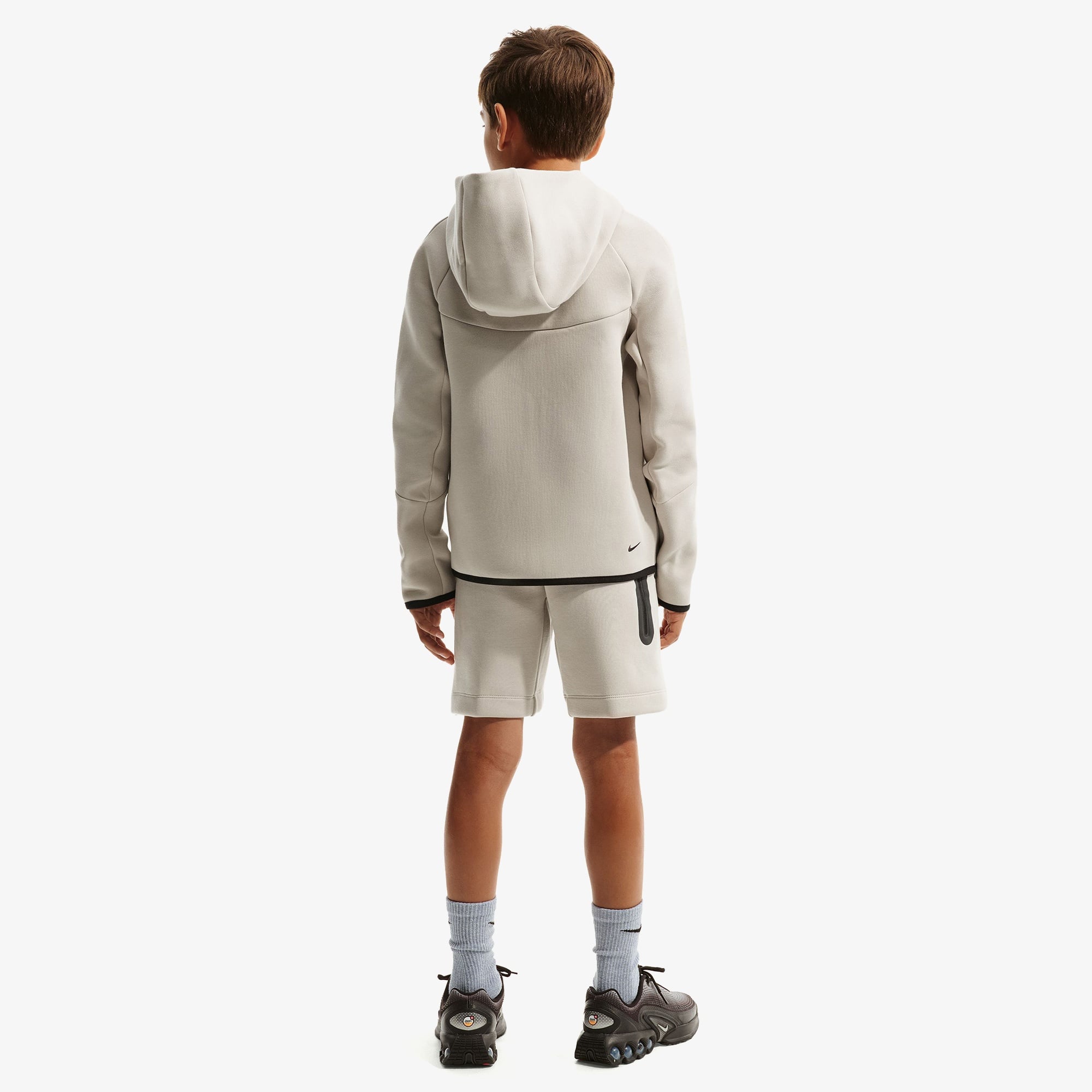 Nike Sportswear Tech Fleece Çocuk Gri Eşofman Üstü