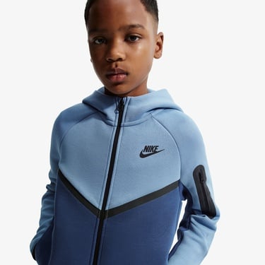  Nike Sportswear Tech Fleece Çocuk Mavi Eşofman Üstü