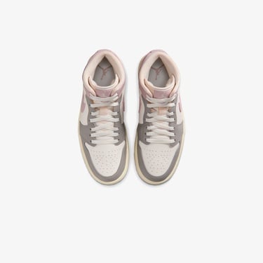  Jordan Air 1 Mid Kadın Pembe Spor Ayakkabı