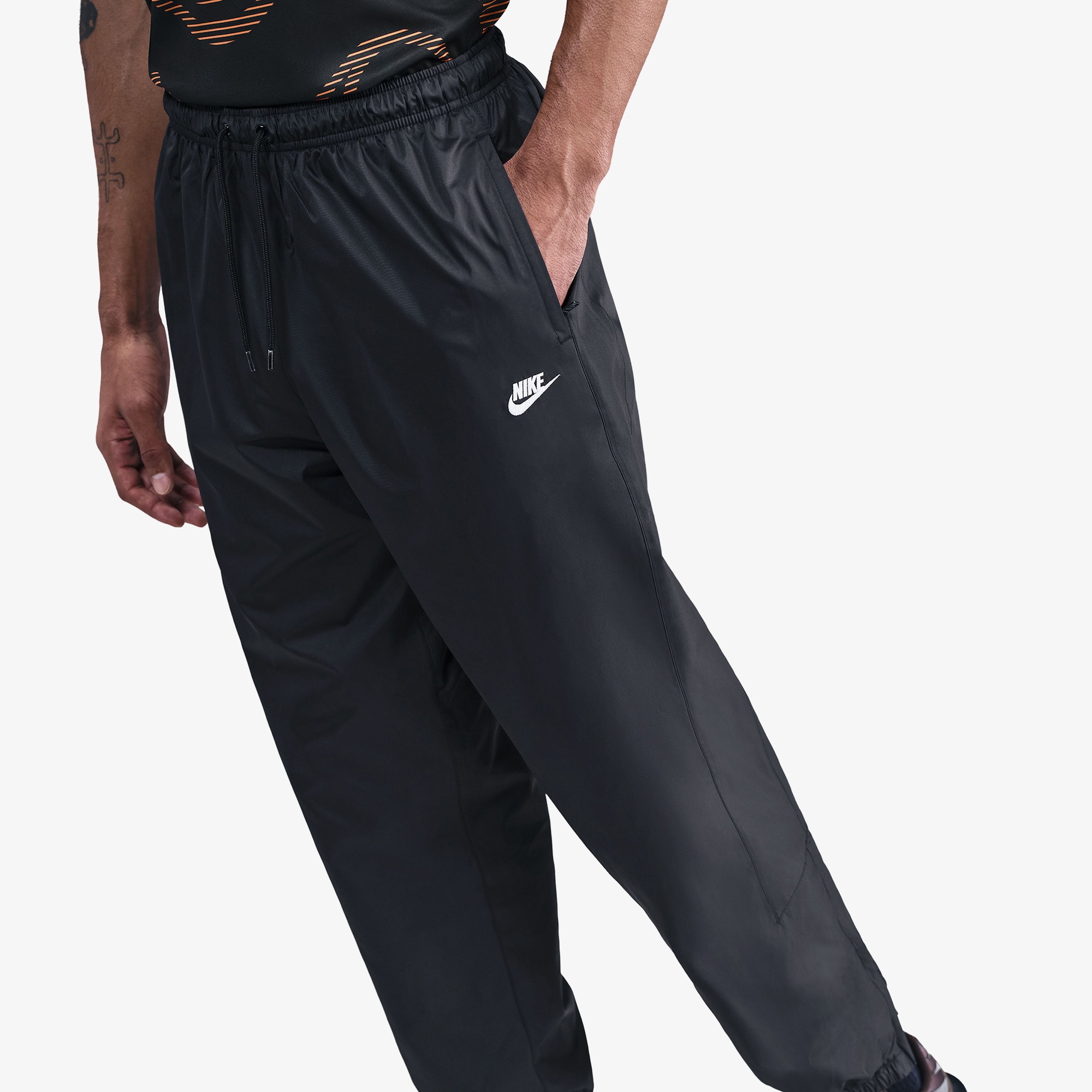 Nike Windrunner Erkek Siyah Eşofman Altı