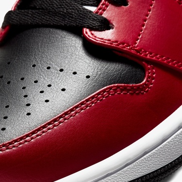  Jordan Air 1 Mid Erkek Kırmızı Spor Ayakkabı