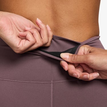  Nike Dri-Fit One Yüksek Belli Kadın Kahverengi Tayt