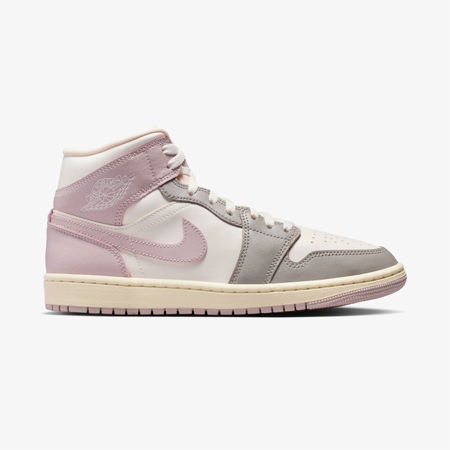  Jordan Air 1 Mid Kadın Pembe Spor Ayakkabı