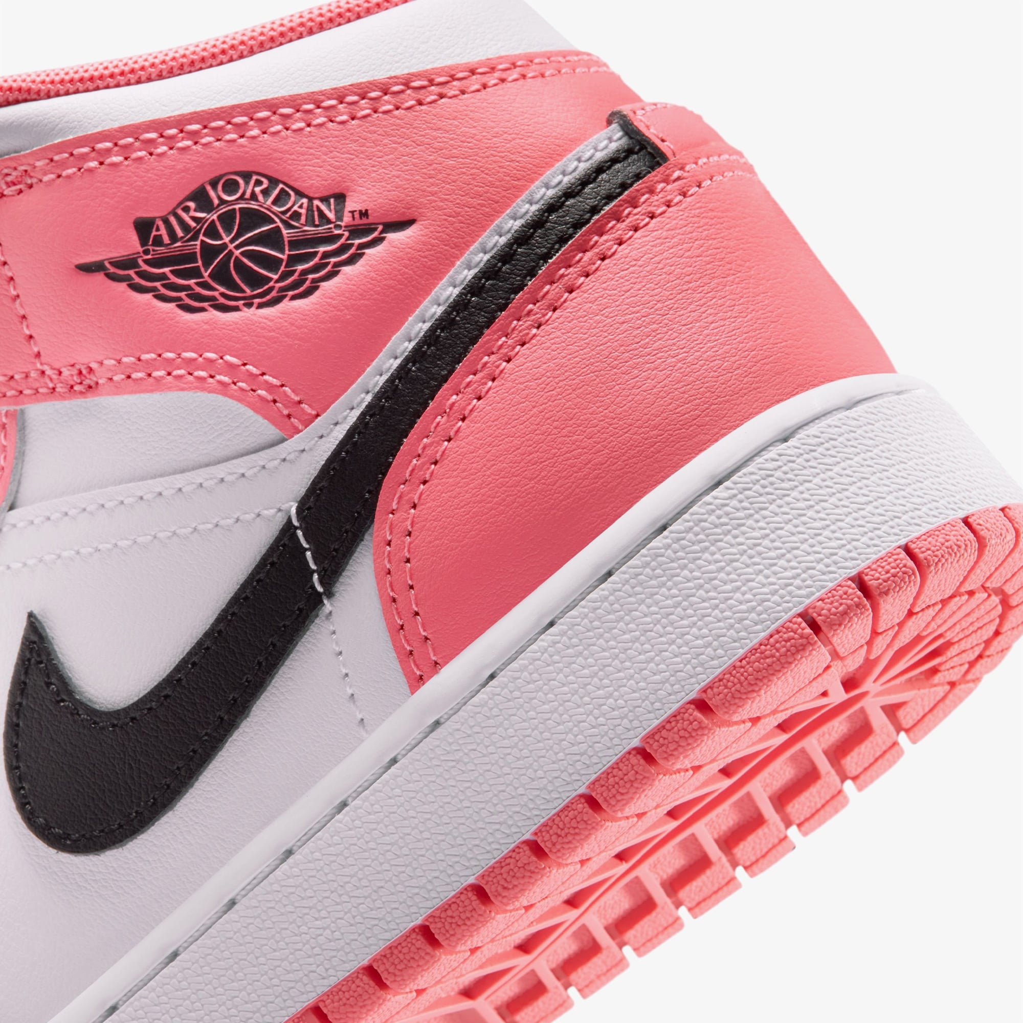 Jordan Air 1 Mid Pembe Spor Ayakkabı