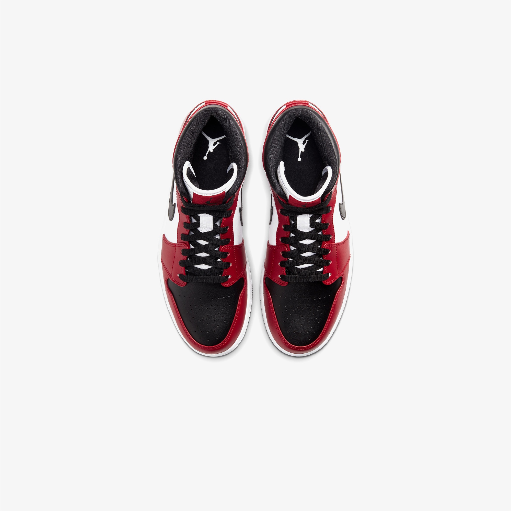 Jordan Air 1 Mid Erkek Kırmızı Spor Ayakkabı