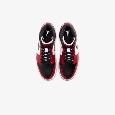  Jordan Air 1 Mid Erkek Kırmızı Spor Ayakkabı