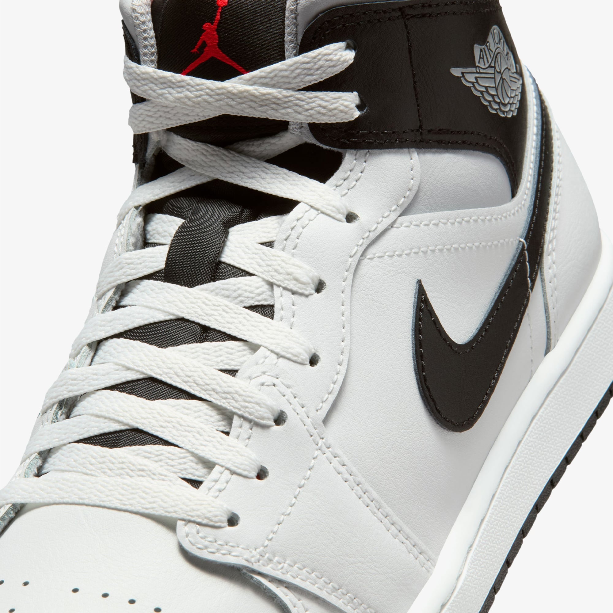 Jordan Air 1 Mid Erkek Gri Spor Ayakkabı