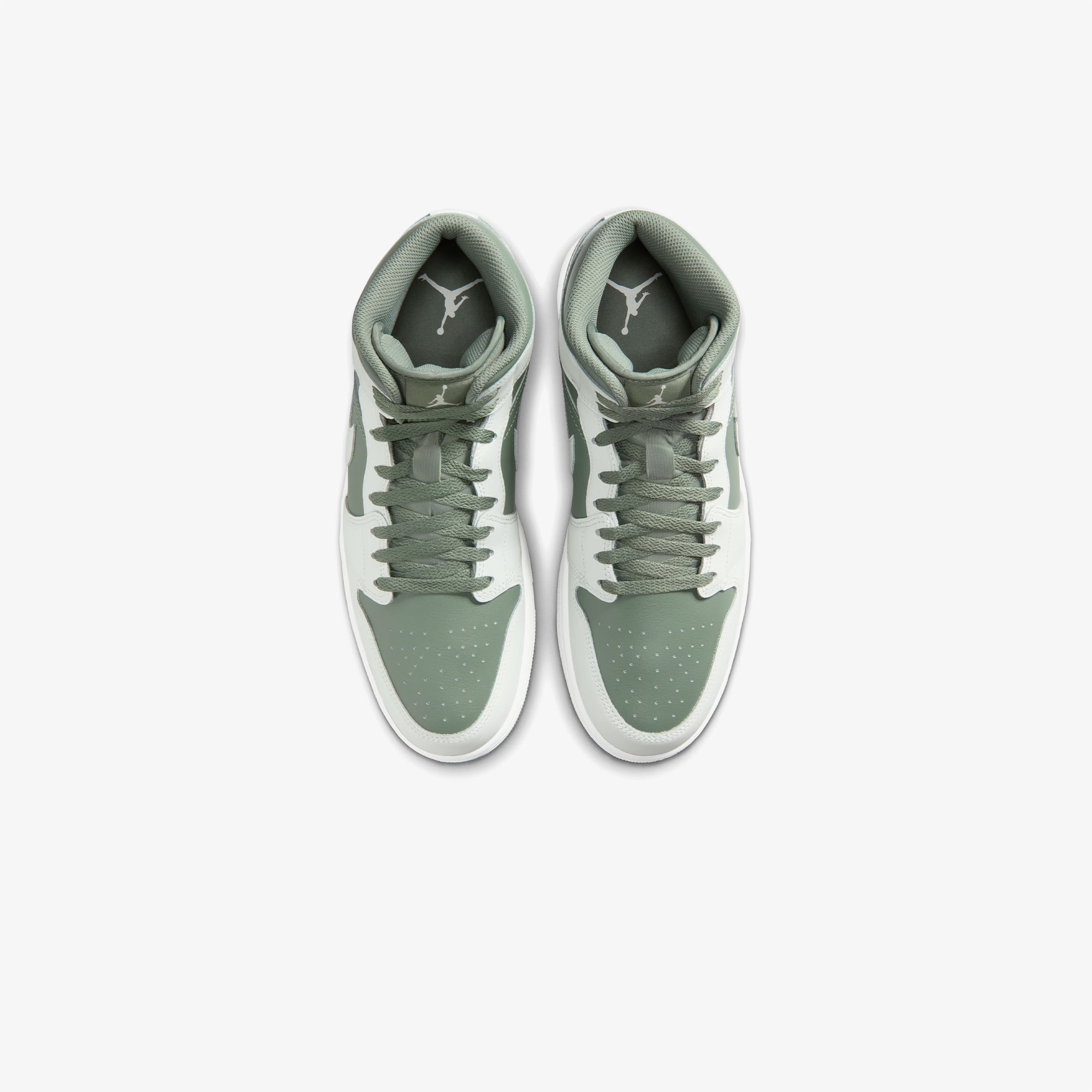 Jordan Air 1 Mid Erkek Yeşil Spor Ayakkabı