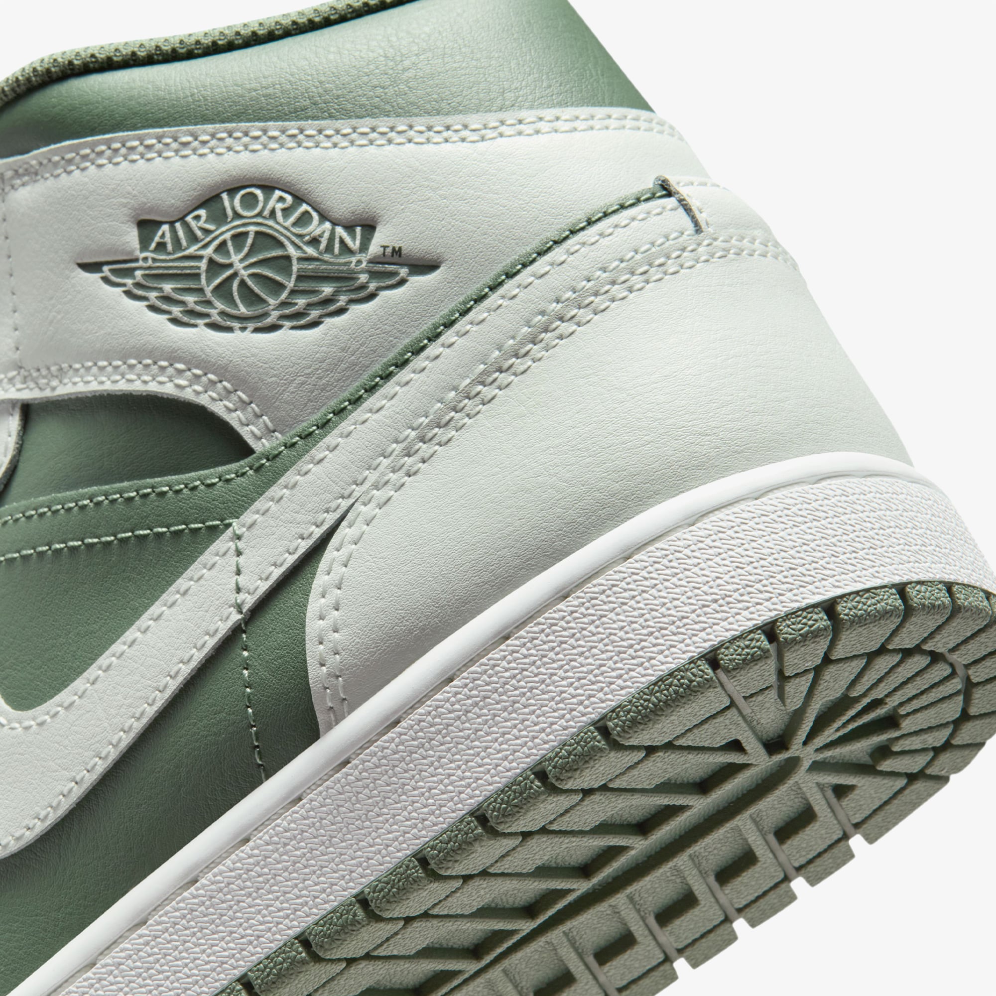 Jordan Air 1 Mid Erkek Yeşil Spor Ayakkabı