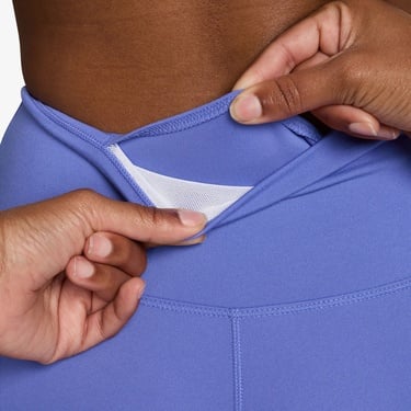  Nike Dri-Fit One Seamless Front Yüksek Belli Kadın Mor Tayt