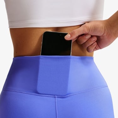  Nike Dri-Fit One Seamless Front Yüksek Belli Kadın Mor Tayt