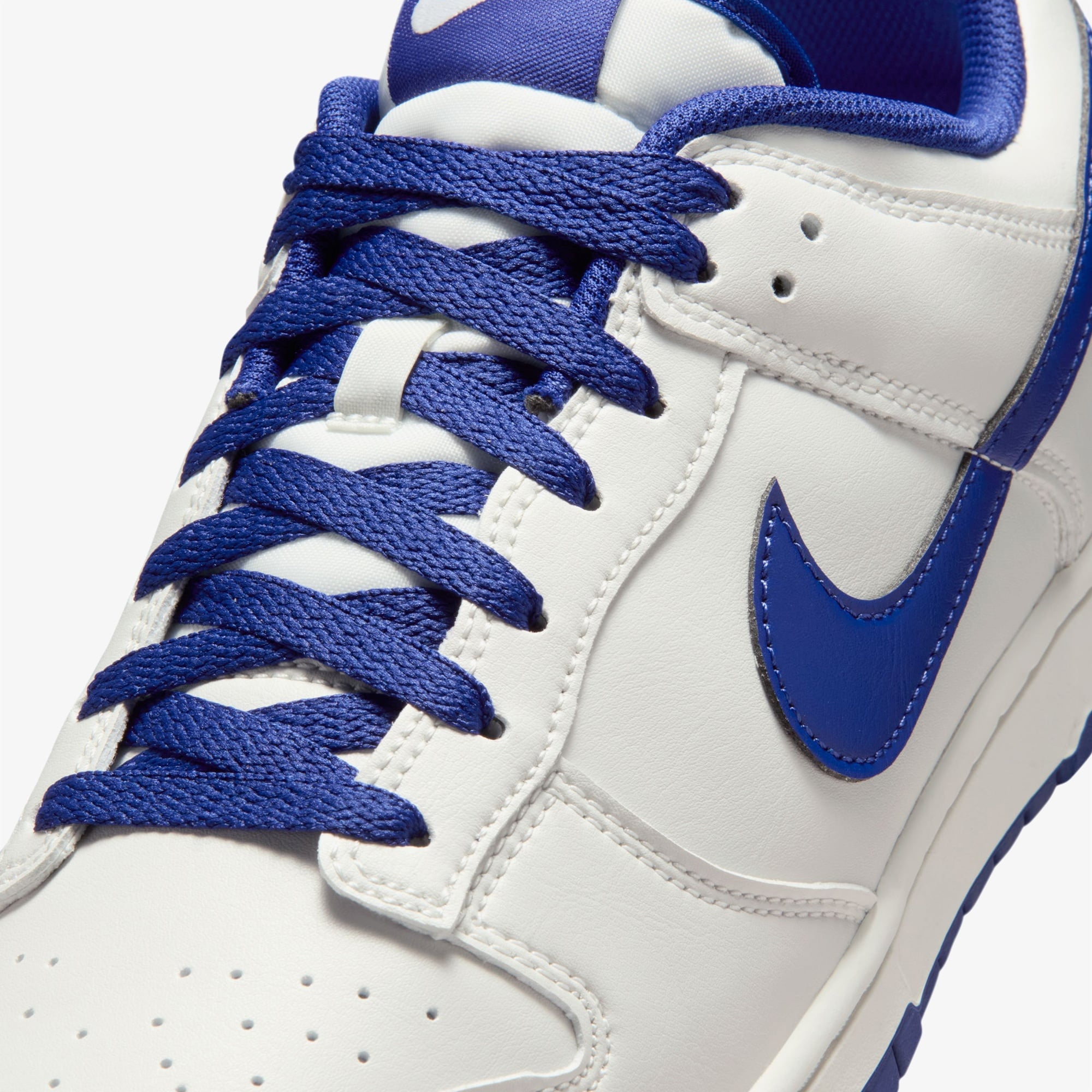 Nike Dunk Low Retro Erkek Beyaz/Mavi Spor Ayakkabı