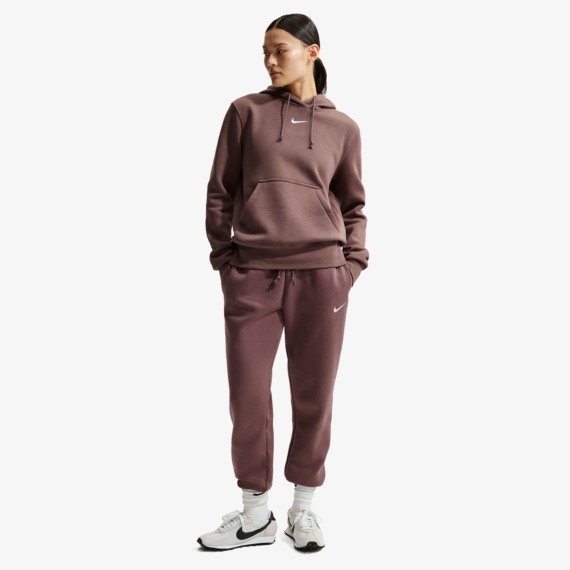 Nike Sportswear Phoenix Fleece Kadın Kahverengi Eşofman Altı