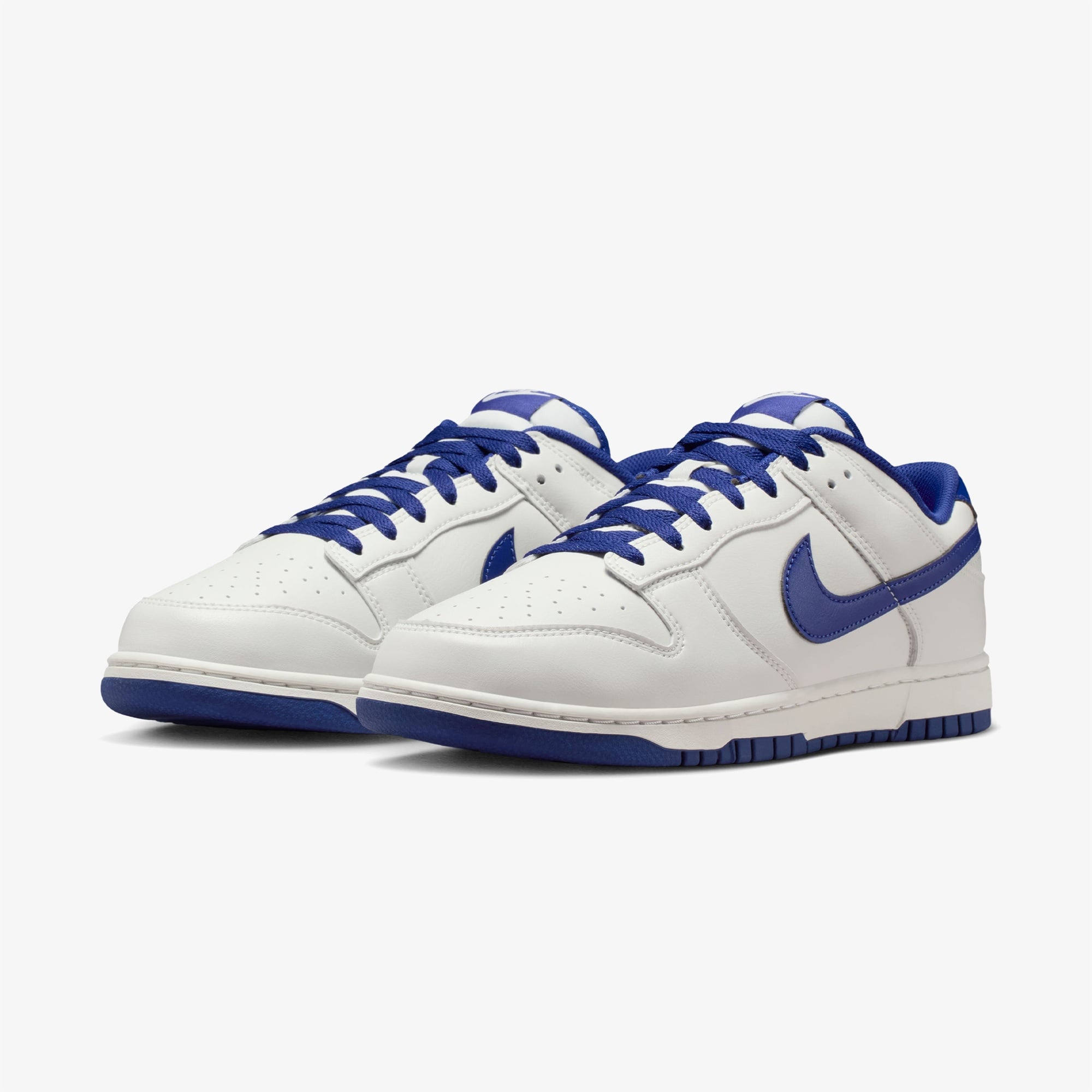Nike Dunk Low Retro Erkek Beyaz/Mavi Spor Ayakkabı