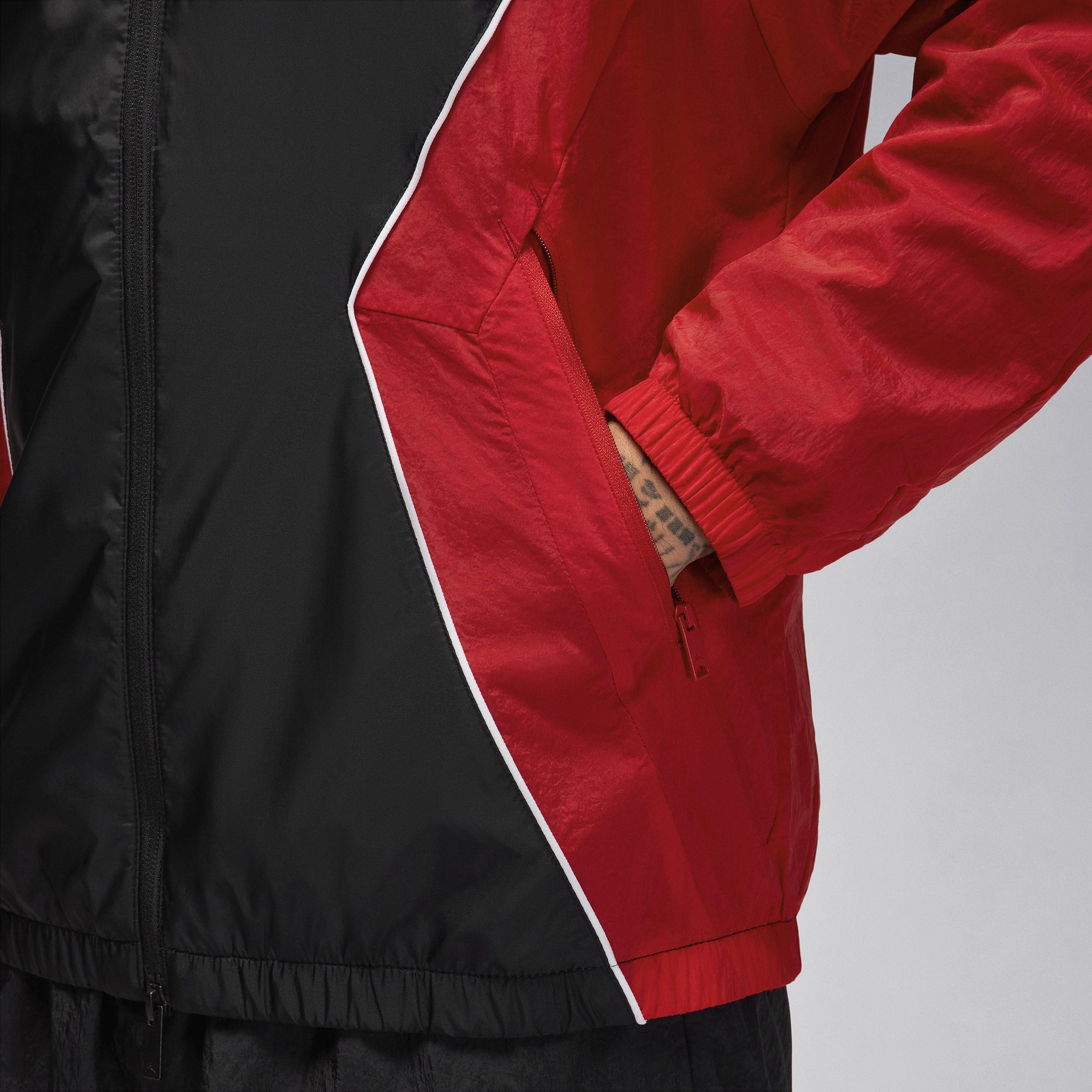 Jordan Brooklyn Draft Erkek Siyah Ceket