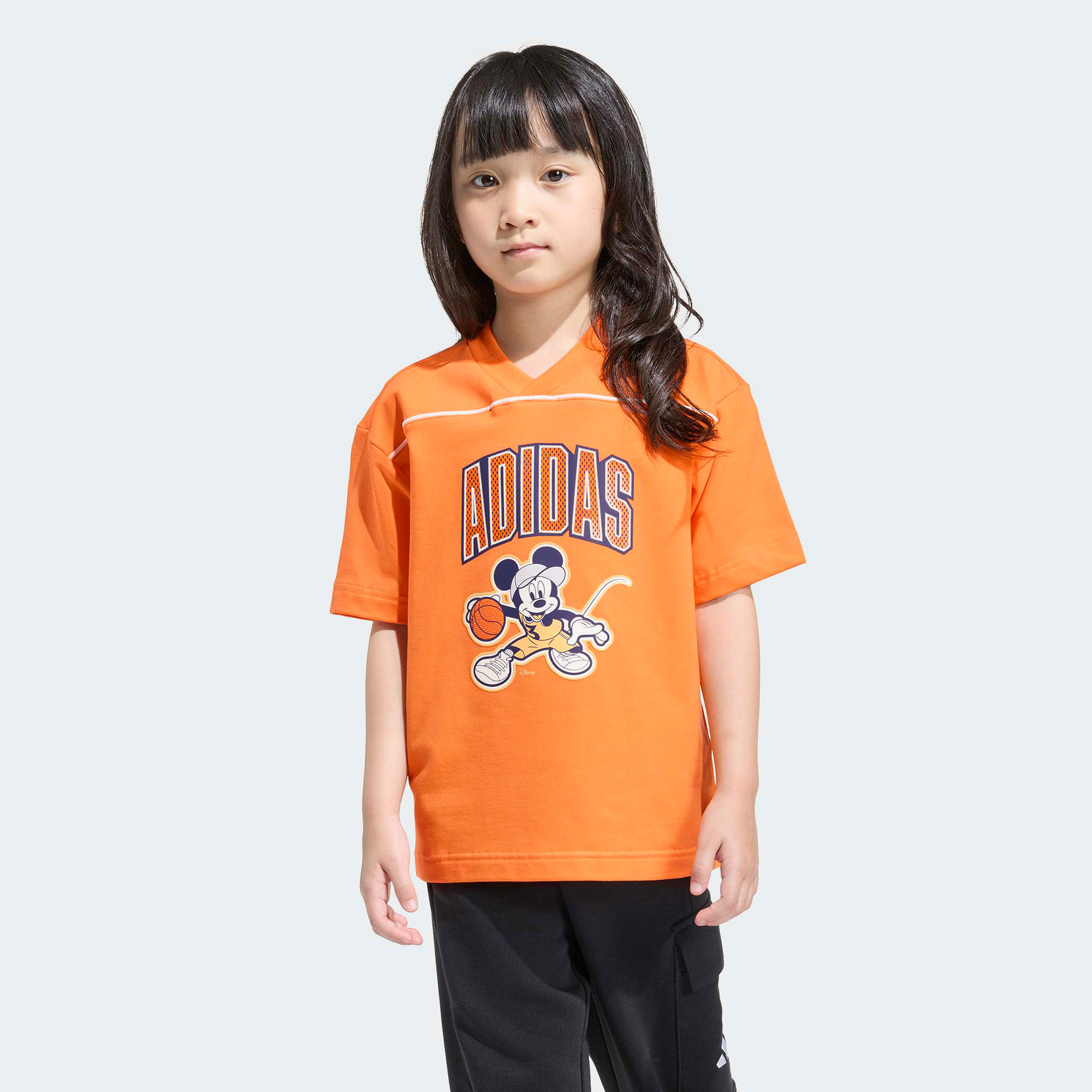  adidas Disney Mickey Mouse Çocuk Turuncu T-Shirt