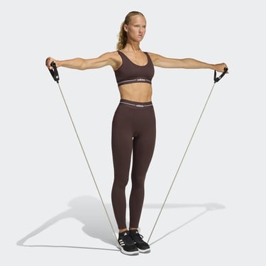  adidas Hyperglam Kadın Kahverengi Tayt