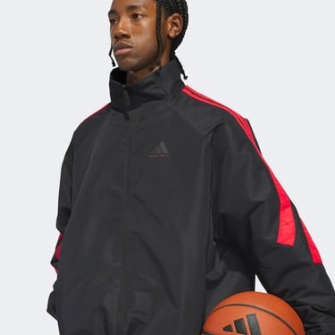  adidas Basketball Unisex Siyah Eşofman Üstü