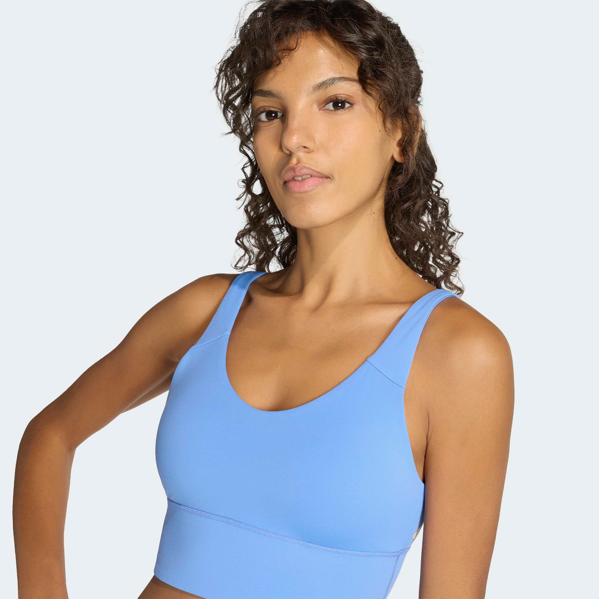 adidas 3-Stripes Studio All Me Kadın Mavi Bra