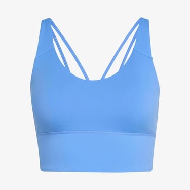  adidas 3-Stripes Studio All Me Kadın Mavi Bra