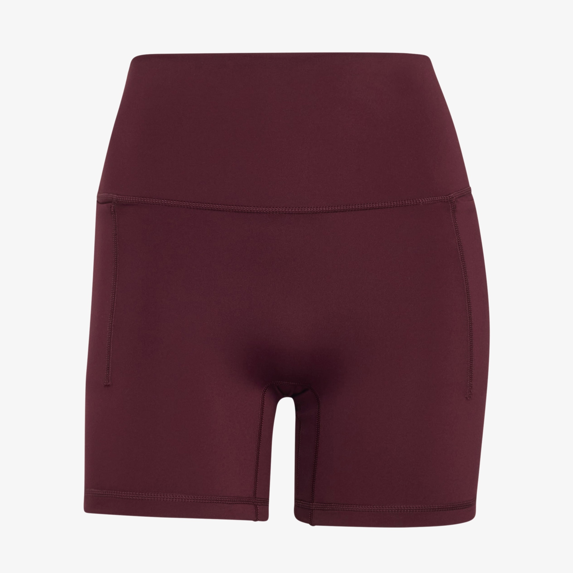 adidas 3-Stripes Studio All Me Booty Kadın Bordo Kısa Tayt