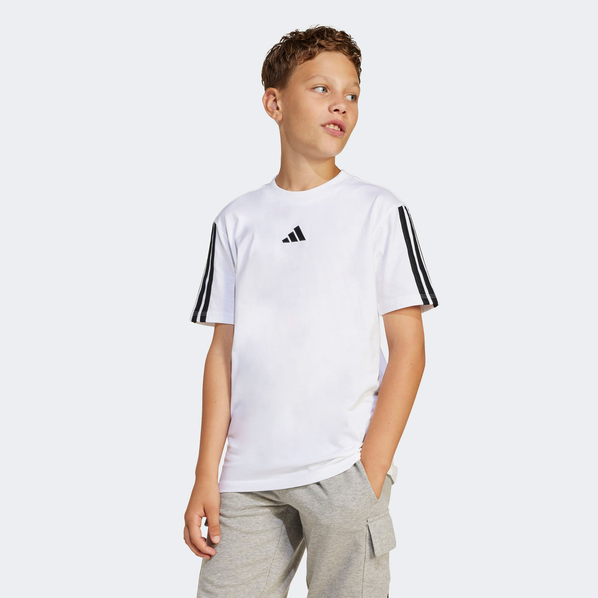  adidas Essentials Çocuk Beyaz T-Shirt