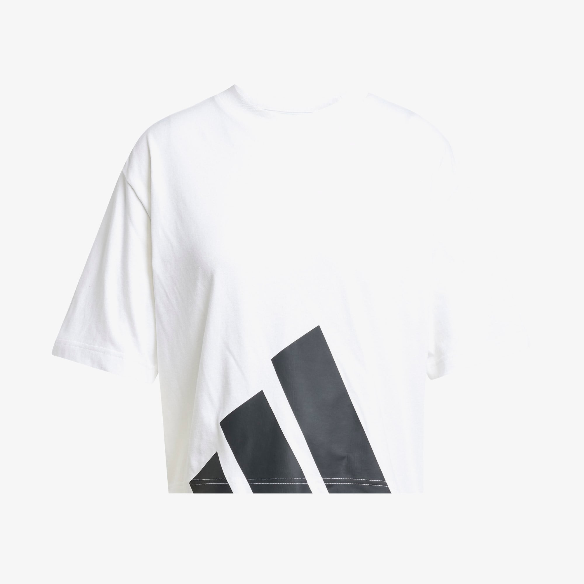 adidas Essentials Big Logo Boyfriend Kadın Beyaz T-Shirt