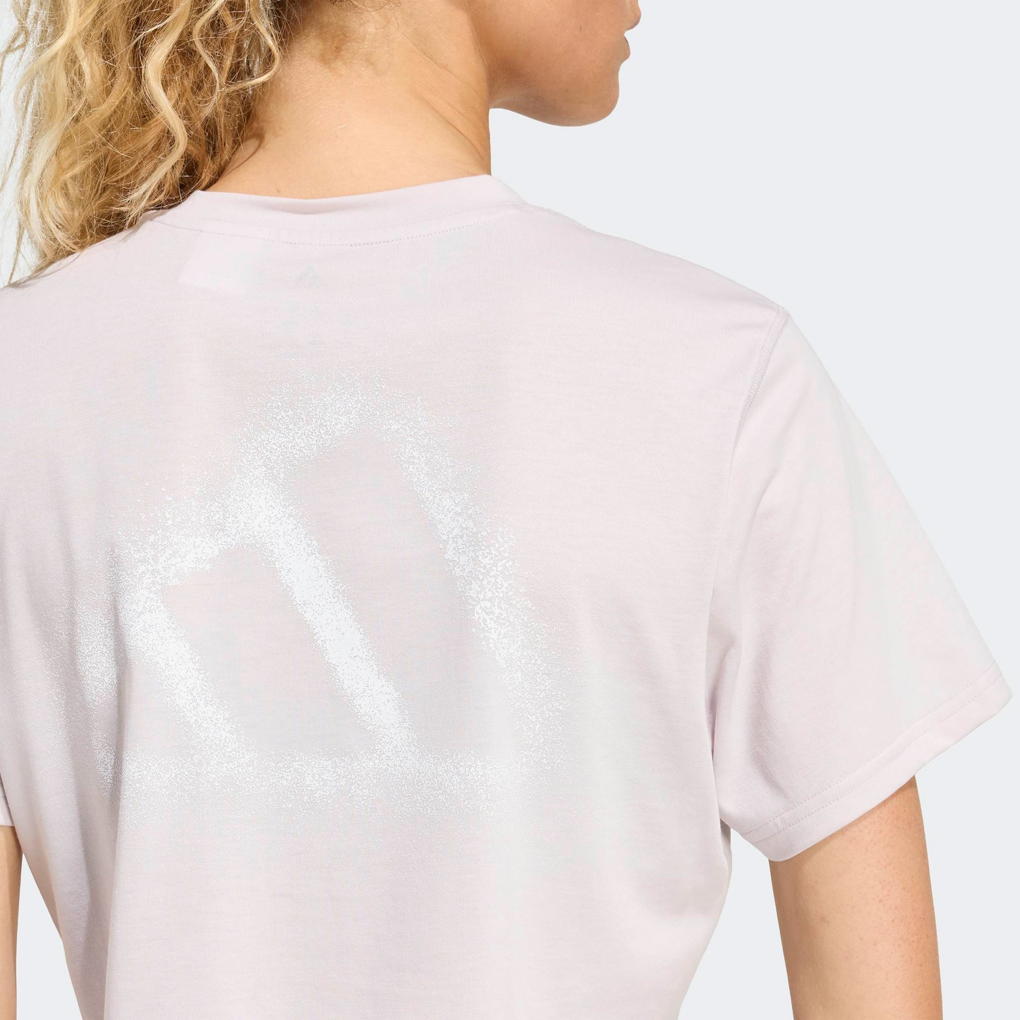 adidas Climacool Power Training Kadın Mor Crop T-Shirt