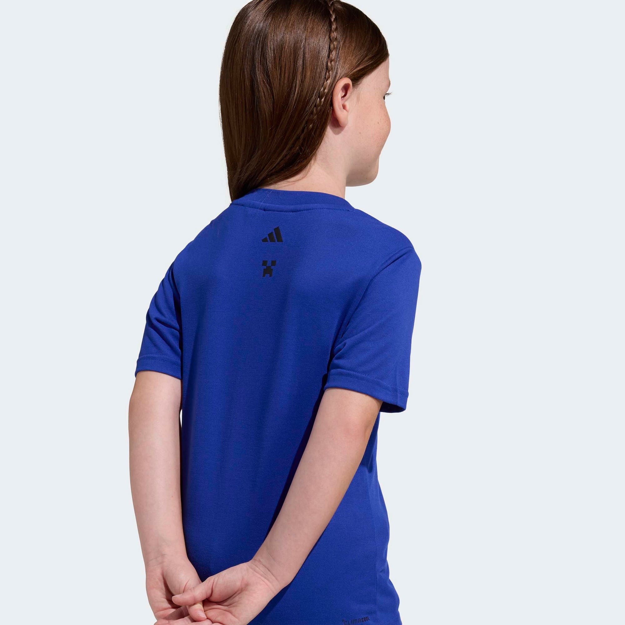 adidas Minecraft Training Çocuk Mavi T-Shirt