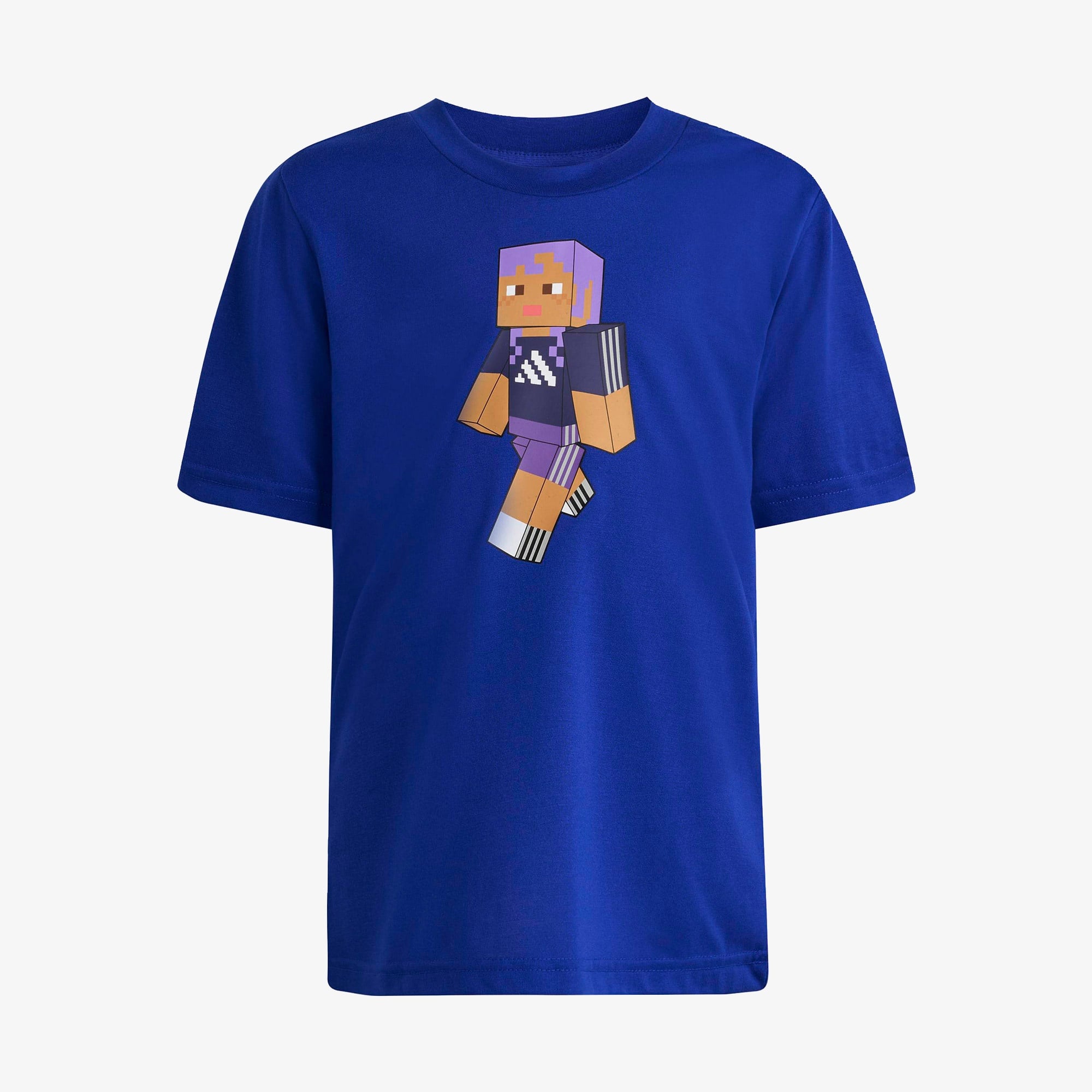 adidas Minecraft Training Çocuk Mavi T-Shirt