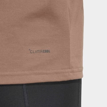  adidas Climacool Animal Training Graphic Kadın Kahverengi T-Shirt