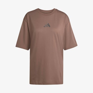  adidas Climacool Animal Training Graphic Kadın Kahverengi T-Shirt