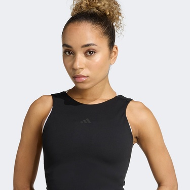  adidas Yoga Motion Kadın Siyah Crop T-Shirt