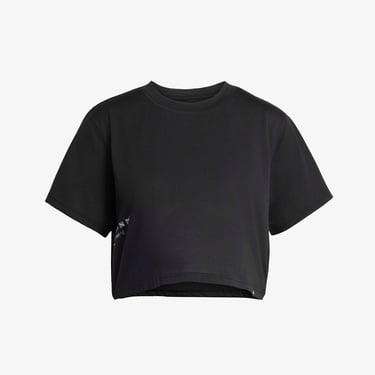  adidas Climacool Power Training Kadın Siyah Crop T-Shirt