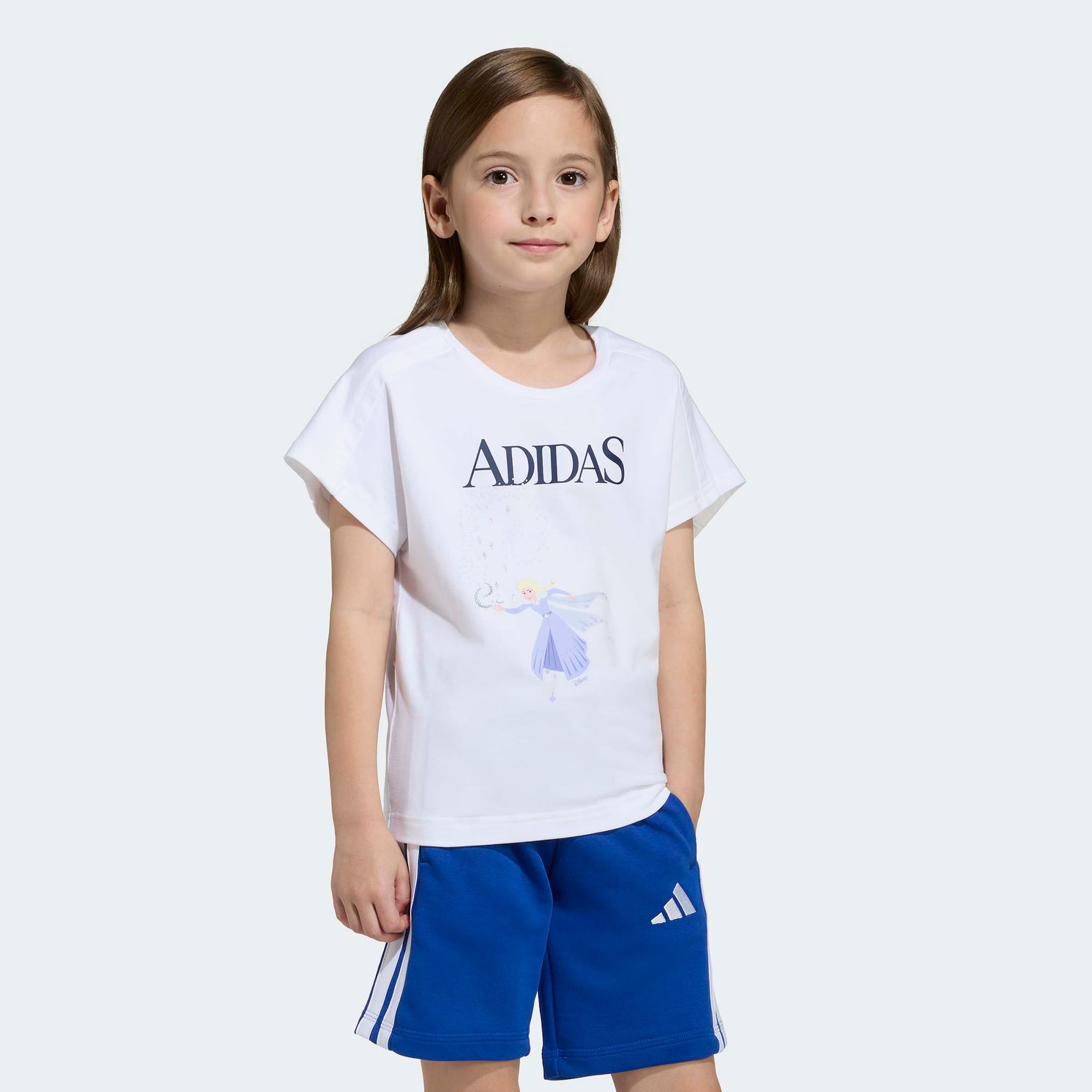  adidas Disney Frozen Çocuk Beyaz T-Shirt
