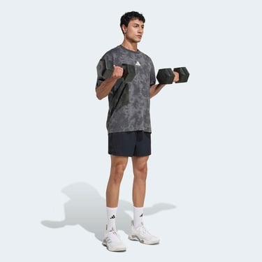  adidas Fun Training Erkek Gri T-Shirt