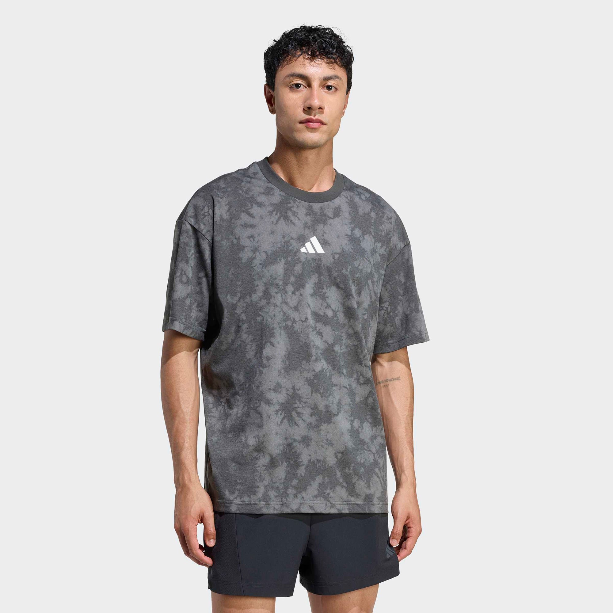 adidas Fun Training Erkek Gri T-Shirt